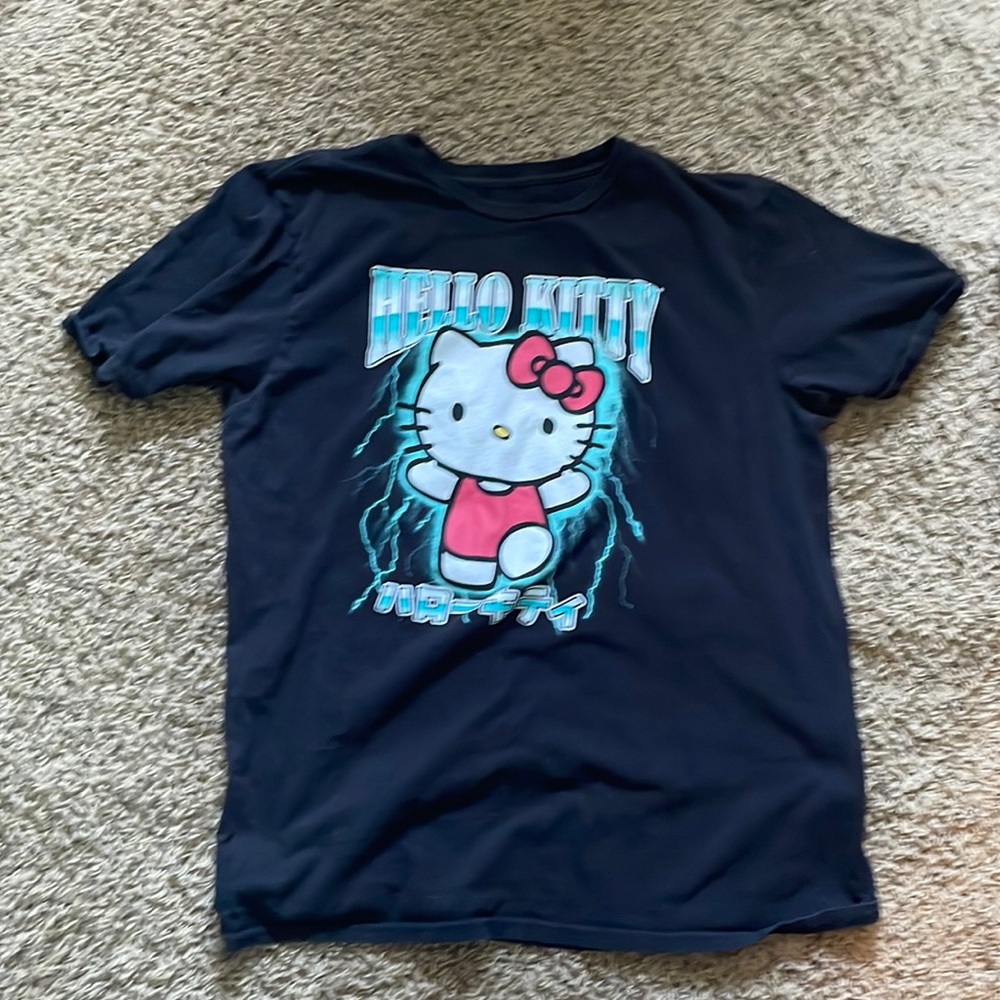 Black Hello Kitty Graphic Tee